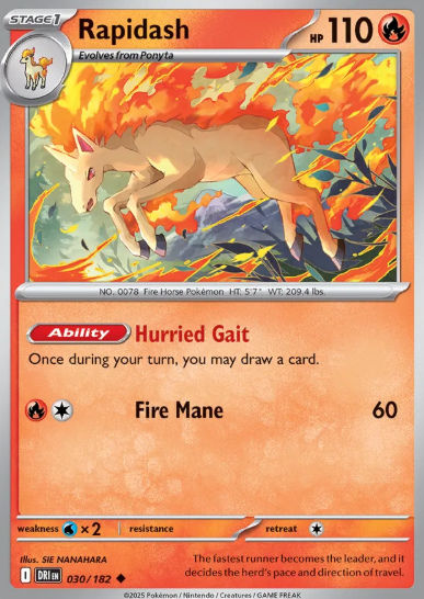 #030 Rapidash Destined Rivals