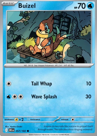 #057 Buizel Destined Rivals