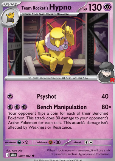 #080 Team Rocket's Hypno Destined Rivals
