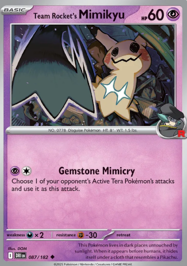 #087 Team Rocket's Mimikyu Destined Rivals