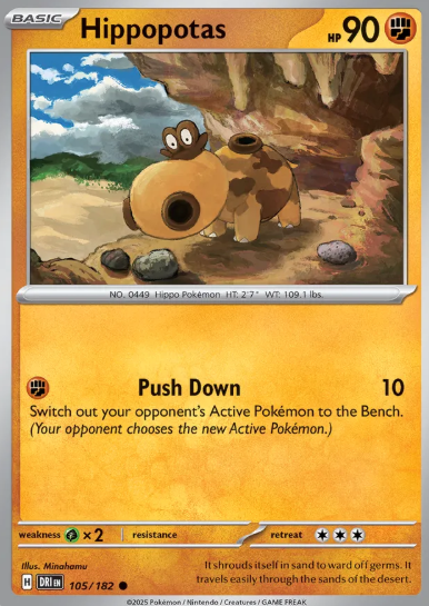 #105 Hippopotas Destined Rivals