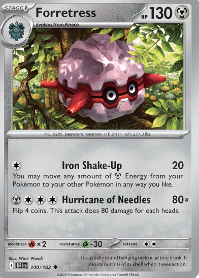 #140 Forretress Destined Rivals