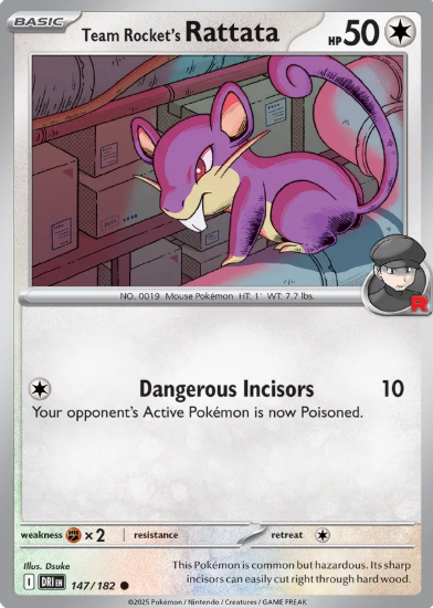 #147 Team Rocket's Rattata Destined Rivals