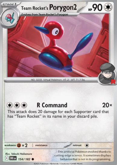 #154 Team Rocket's Porygon2 Destined Rivals