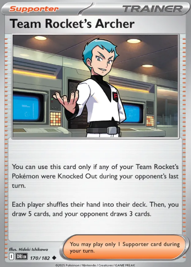 #170 Team Rocket's Archer Destined Rival