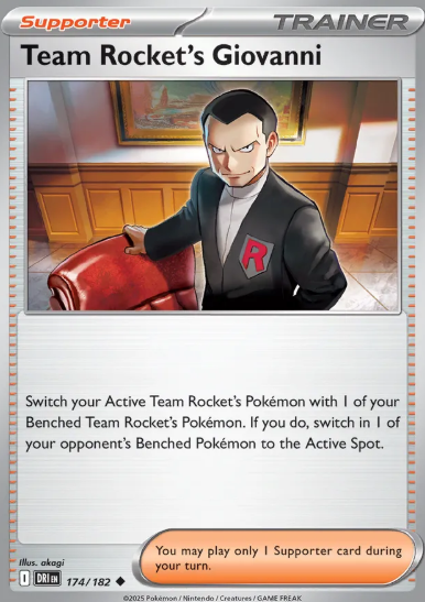 #174 Team Rocket's Giovanni Destined Rival