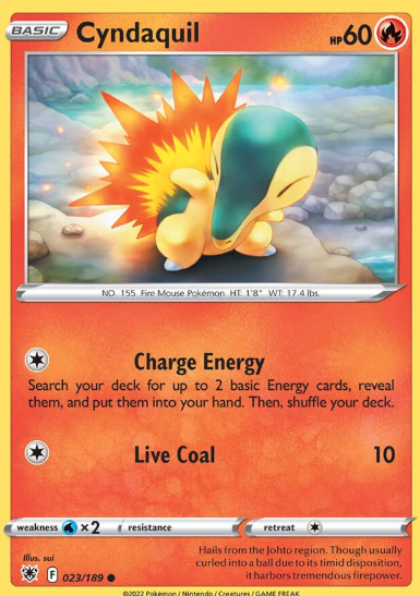 #023 Cyndaquil Sword & Shield Astral Radiance