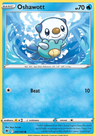 #041 Oshawott Sword & Shield Astral Radiance