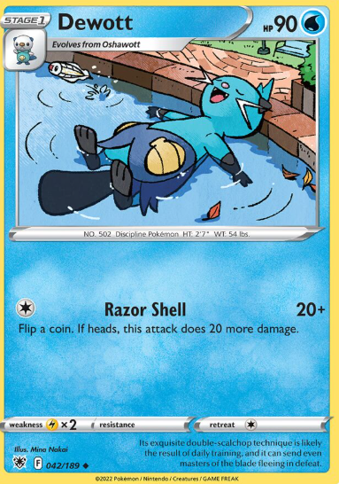 #042 Dewott Sword & Shield Astral Radiance