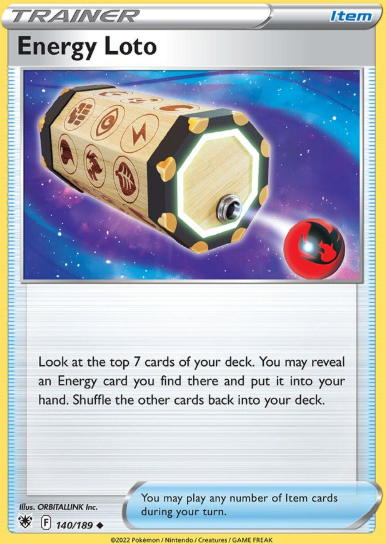 #140 Energy Loto Sword & Shield Astral Radiance