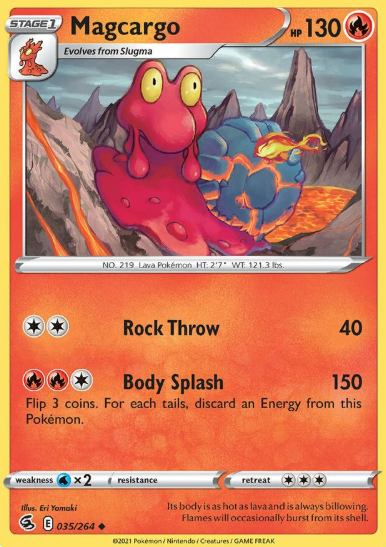 #035 Magcargo  Fusion Strike