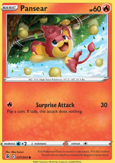 #037 Pansear  Fusion Strike