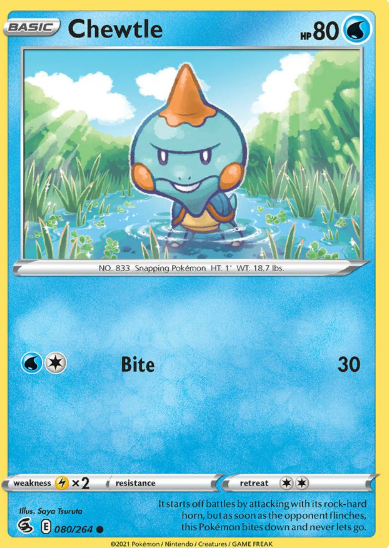 #080 Chewtle  Fusion Strike