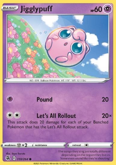 #110 Jigglypuff   Fusion Strike