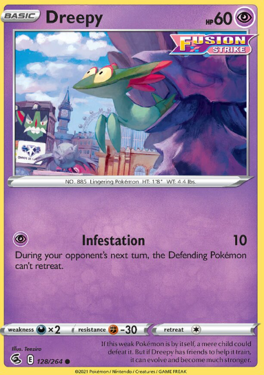 #128 Dreepy  Fusion Strike