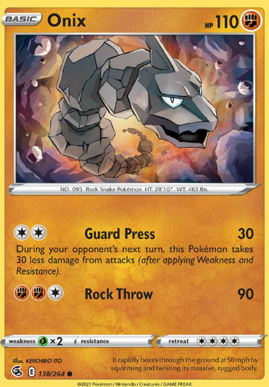 #138 Onix  Fusion Strike