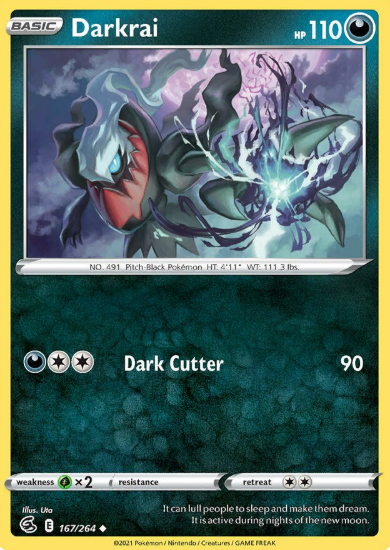 #167 Darkrai  Fusion Strike