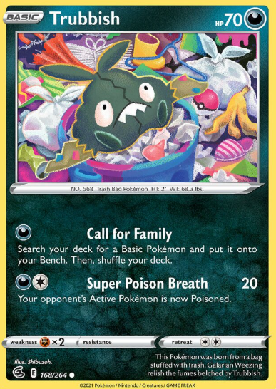 #168 Trubbish  Fusion Strike