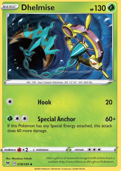 #019 Dhelmise Sword & Shield Vivid Voltage