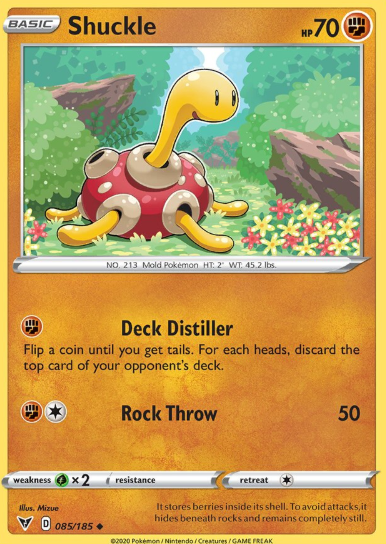 #085 Shuckle Sword & Shield Vivid Voltage
