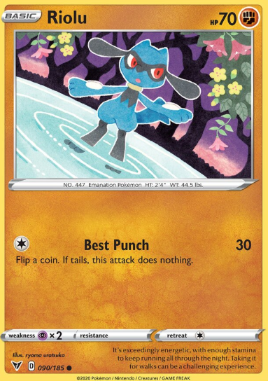 #090 Riolu Sword & Shield Vivid Voltage
