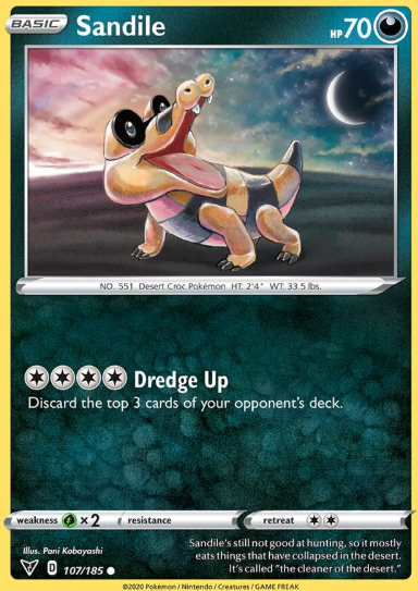 #107 Sandile Sword & Shield Vivid Voltage
