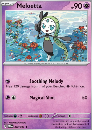 #040 Meloetta Mega Evolution Phantasmal Flames