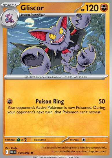 #050 Gliscor Mega Evolution Phantasmal Flames