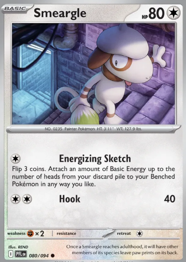 #080 Smeargle Mega Evolution Phantasmal Flames