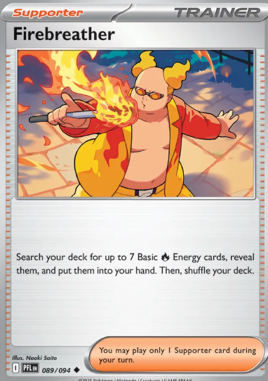 #089 Firebreather Mega Evolution Phantasmal Flames