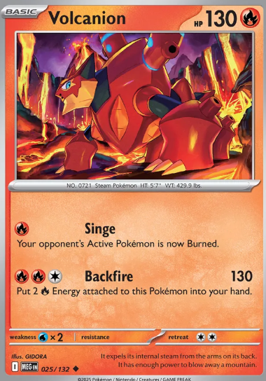 #025 Volcaion Mega Evolution