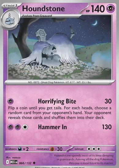#066 Houndstone Mega Evolution