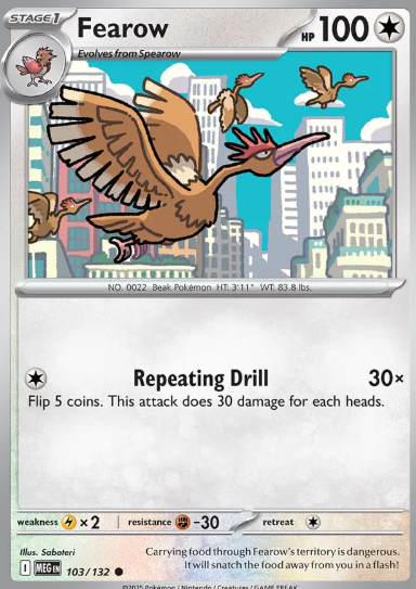 #103 Fearow Mega Evolution