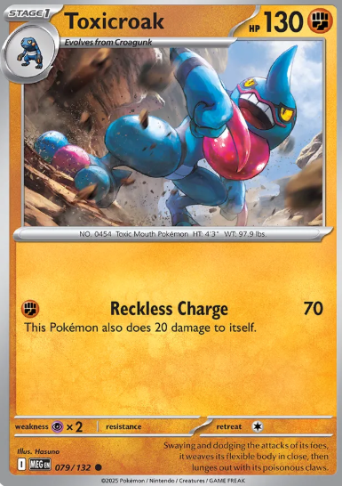 #079 Toxicroak Mega Evolution