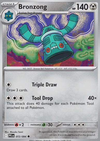 #072 Bronzong Mega Evolution Phantasmal Flames