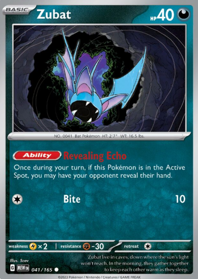#041 Zubat 151