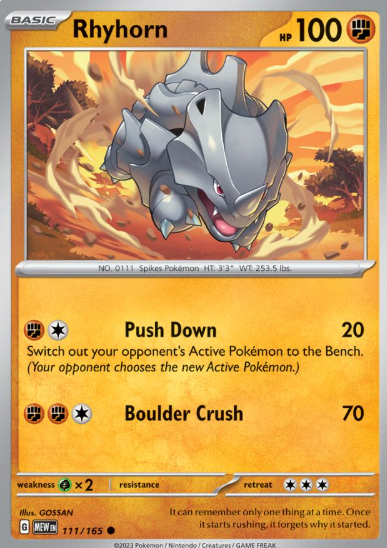 #111 Rhyhorn 151