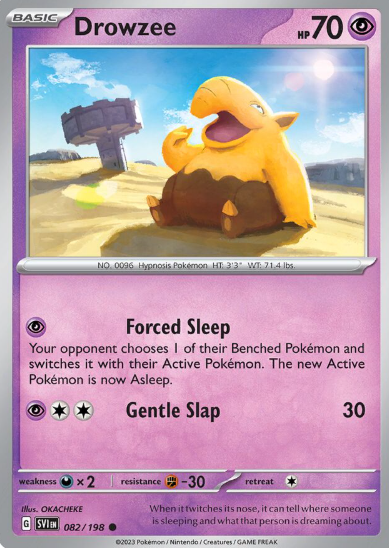 #082 Drowzee Scarlet & Violet