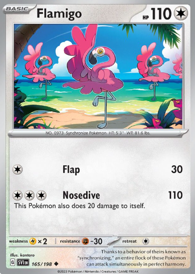#165 Flamigo Scarlet & Violet