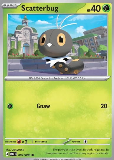 #007 Scatterbug Mega Evolution Perfect Order