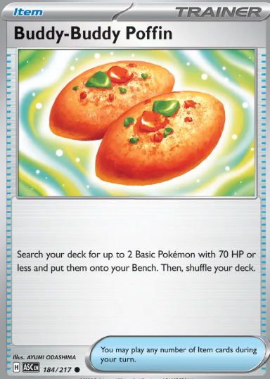 #184 Buddy-Buddy Poffin Mega Evolution Ascended Hero