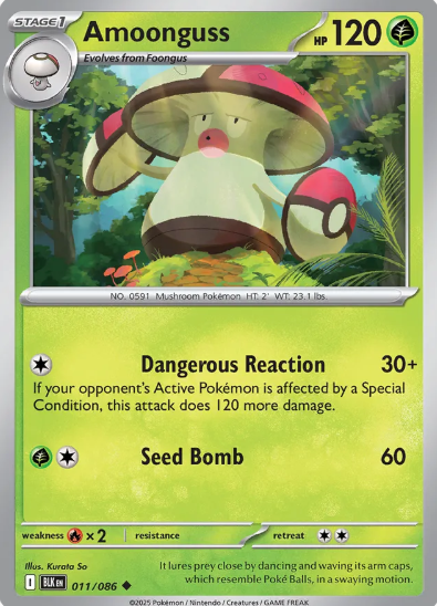 #011 Amoonguss Black Bolt