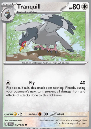 #072 Tranquill Black Bolt