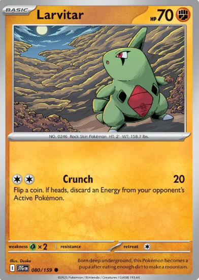 #080 Larvitar Journey Together