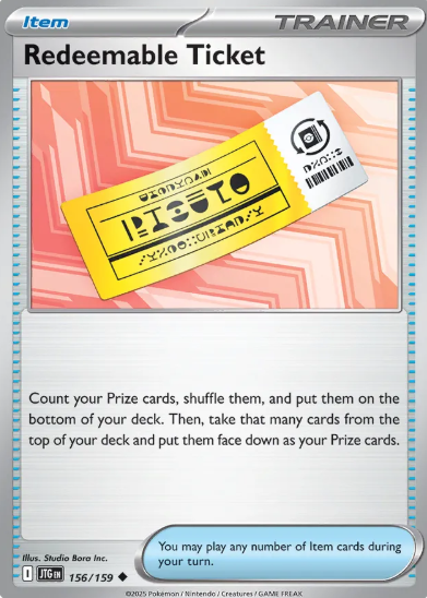 #156 Redeemable Ticket Journey Together