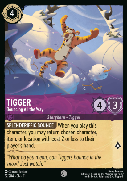 #037 Tigger - Disney Lorcana Winterspell