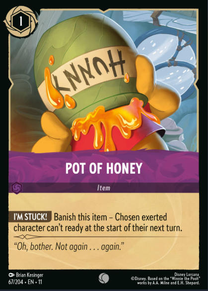 #067 Pot of Honey - Disney Lorcana Winterspell