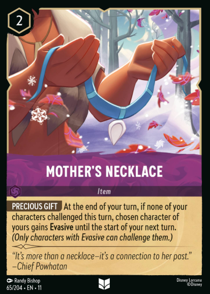 #065 Mother's Necklace - Disney Lorcana Winterspell