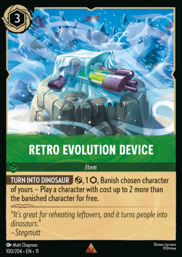 #100 Retro Evolution Device - Disney Lorcana Winterspell