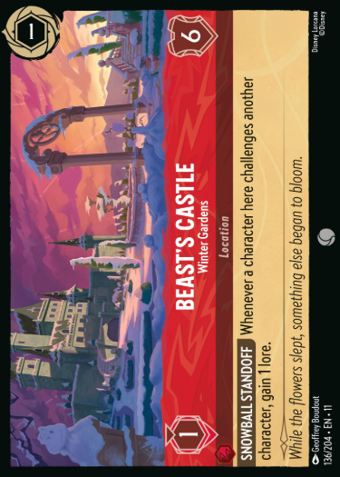 #136 Beast's Castle - Disney Lorcana Winterspell
